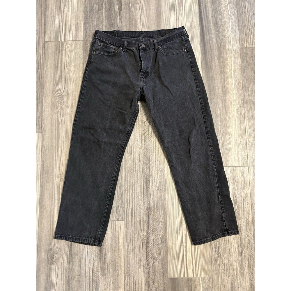 Wrangler Premium Men’s Comfort Flex Regular Fit Straight Leg Jeans (36 X 30)